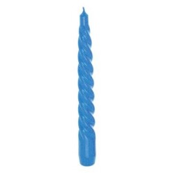 Spiral, light blue, 20 cm.