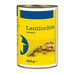 Boiled lentils