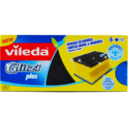 Glitzi, black-fibre sponge