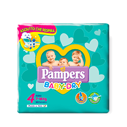 Pampers baby Dry 7-18 kgs