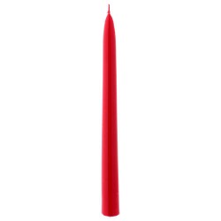 RED CONICAL CANDLE 20 cm