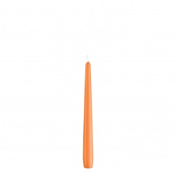 ORANGE CONICAL CANDLE 26 cm