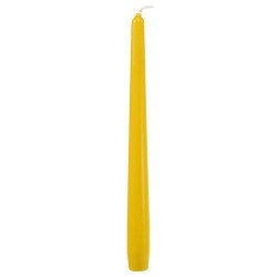CANDELA CONICA GIALLA 20 cm