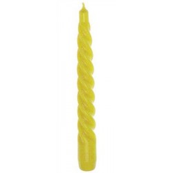 Spiral, yellow, 26 cm.