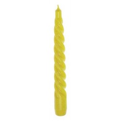 Spiral, yellow, 20 cm.